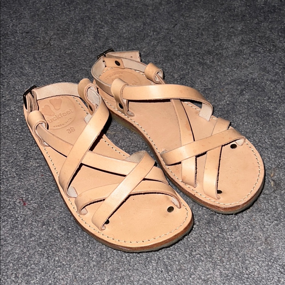Duckfeet Tan Leather Sandals